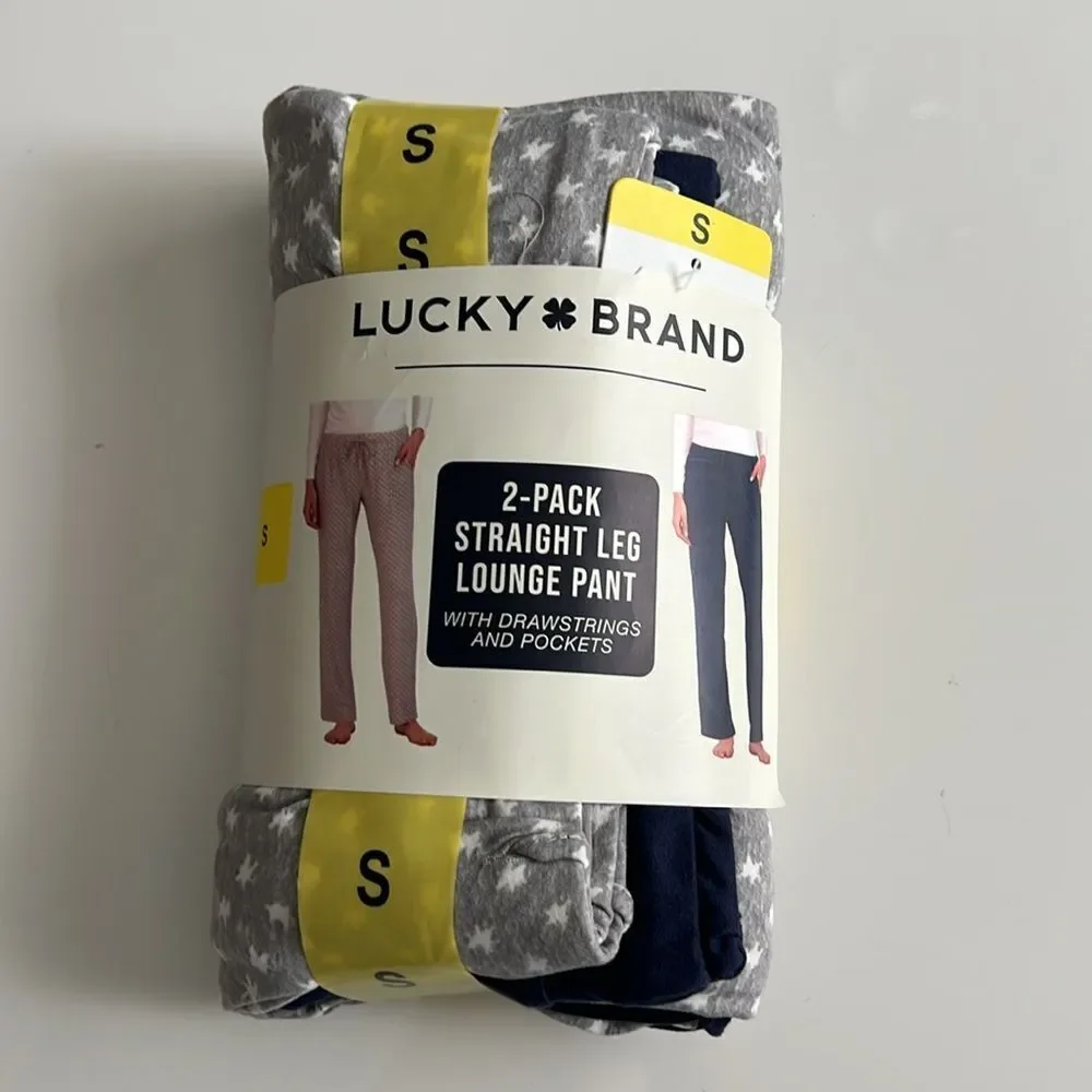 Lucky Brand Ladies' Lounge Pant, 2-pack NWT